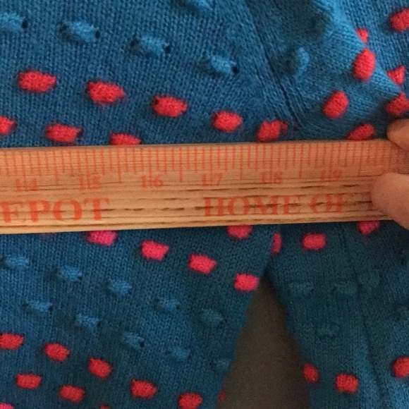 Lilly Pulitzer Robena Sweater S in Teal Blue Stripe Bobbles. Preppychic … - Picture 7 of 9